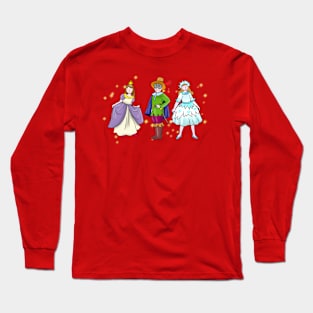 Cartoon children in carnival costumes Long Sleeve T-Shirt